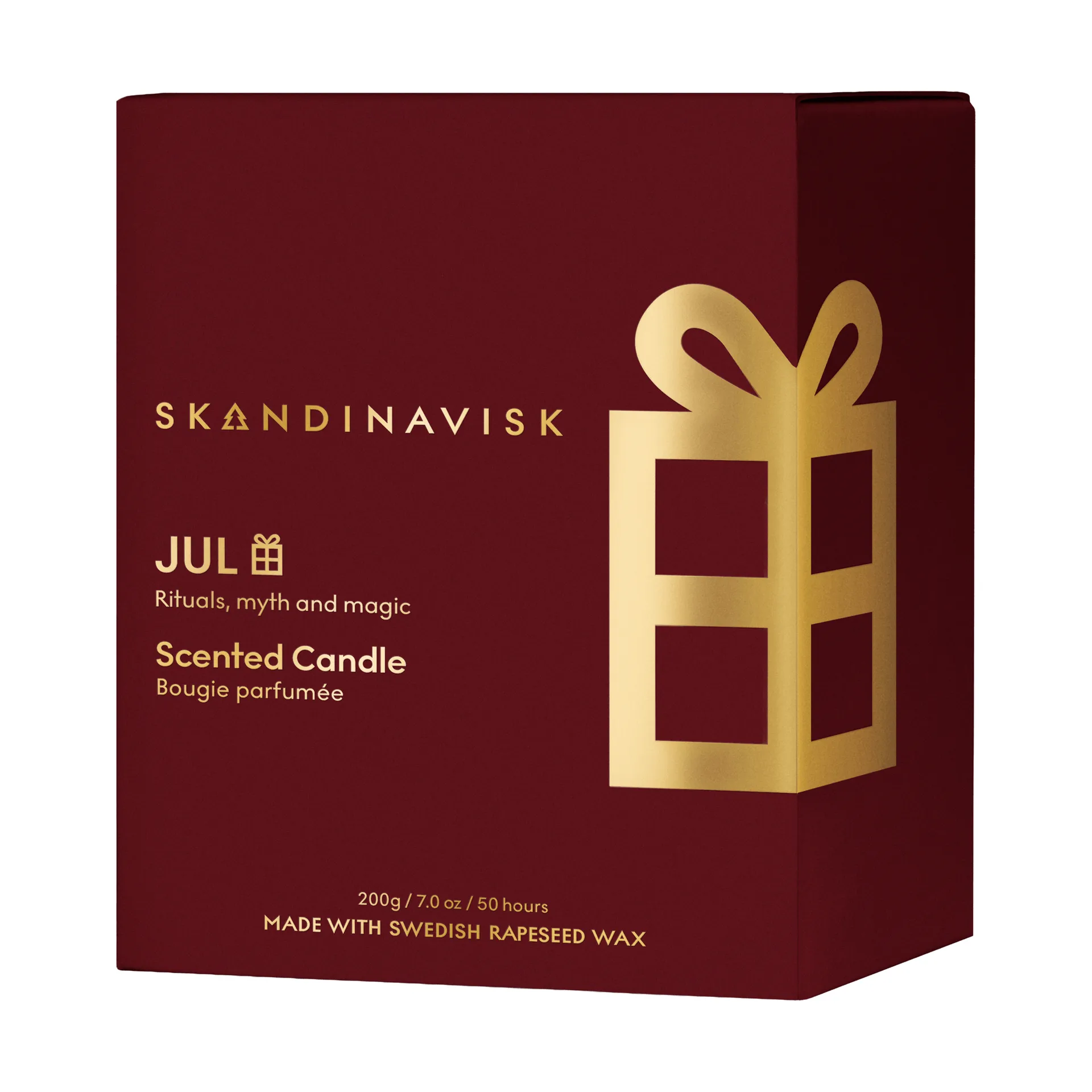 Jul Gold Symbol vela perfumada, 200 g Skandinavisk
