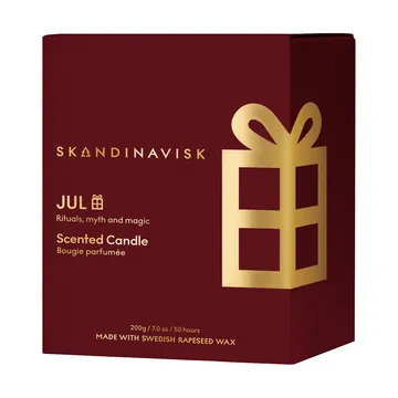 Jul Gold Symbol vela perfumada - 200 g - Skandinavisk