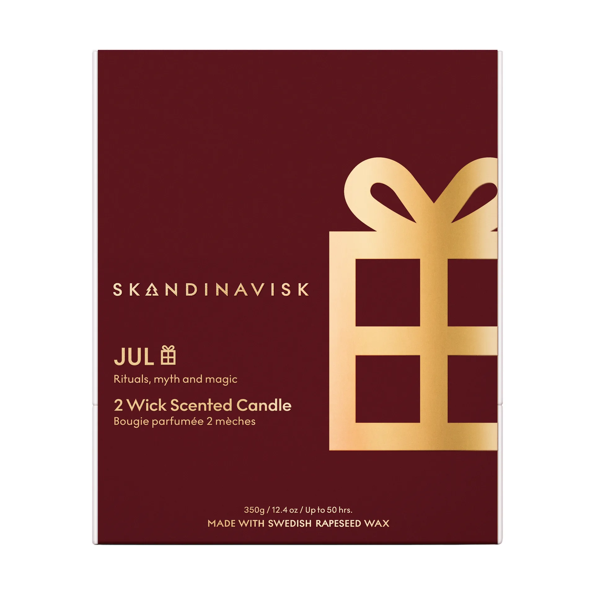 Jul Gold Symbol vela perfumada, 350 g, 2 pavios Skandinavisk