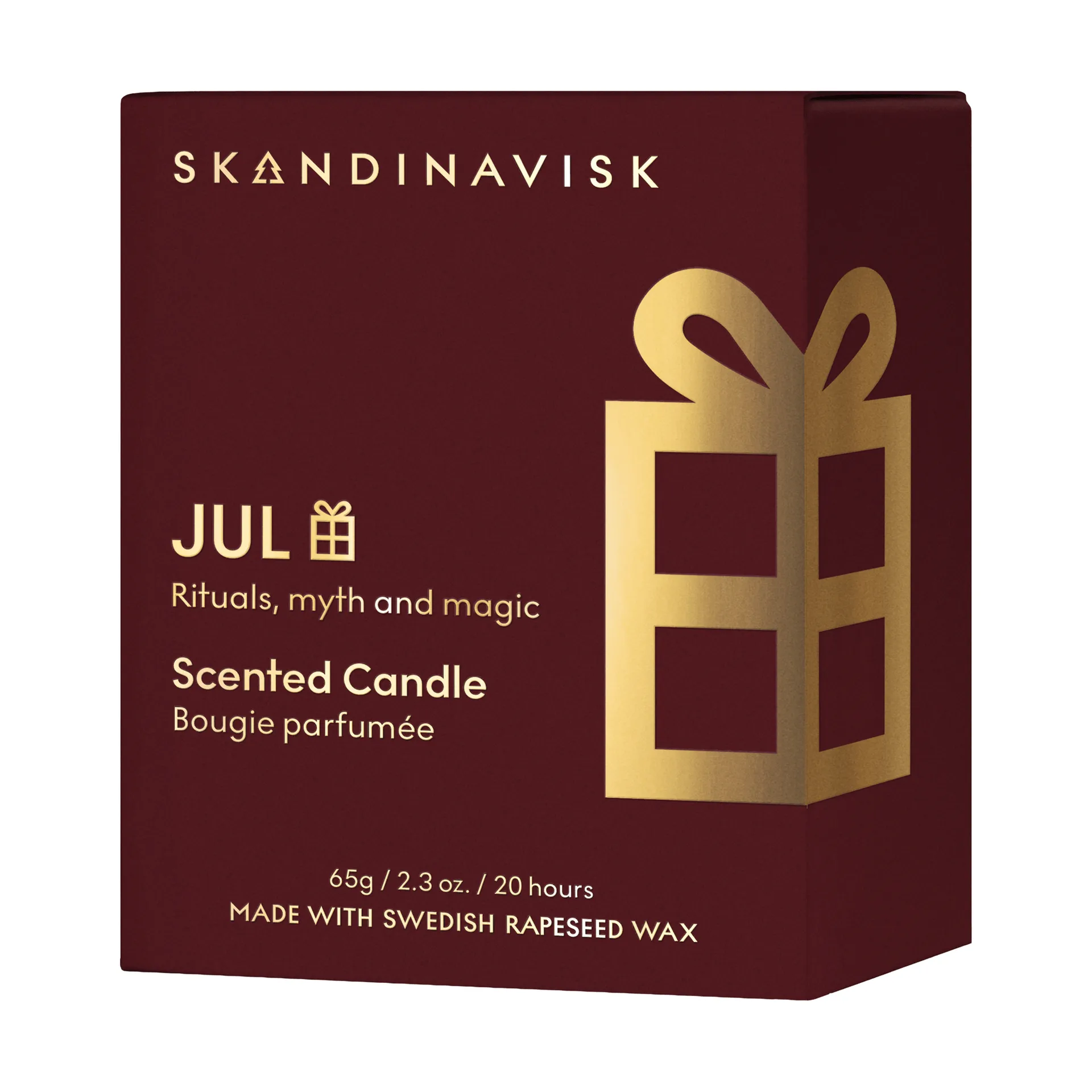 Jul Gold Symbol vela perfumada, 65 g Skandinavisk