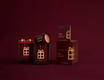Jul Gold Symbol vela perfumada - 65 g - Skandinavisk