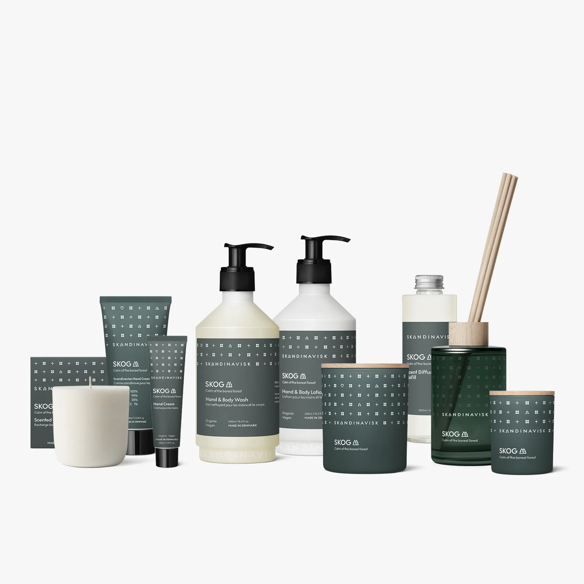 Refill Skog vela perfumada, 200 g Skandinavisk