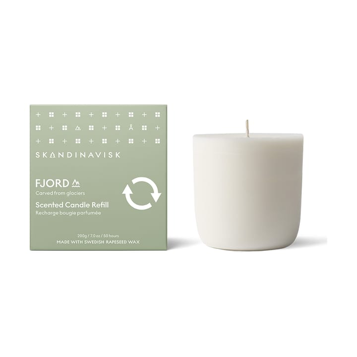 Refill vela perfumada Fjord, 200 g Skandinavisk