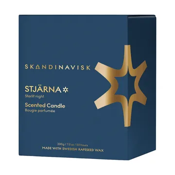 Stjärna Gold Symbol vela perfumada - 200 g - Skandinavisk