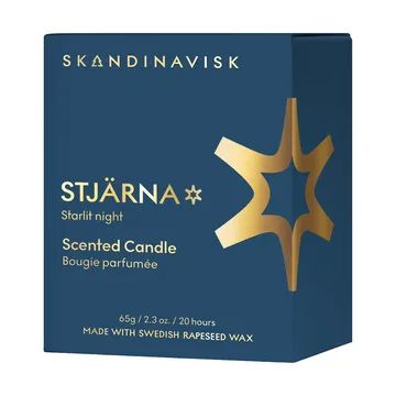 Stjärna Gold Symbol vela perfumada - 65 g - Skandinavisk