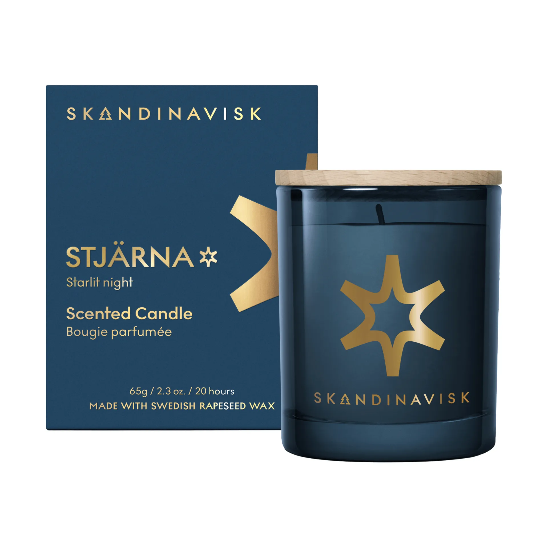Stjärna Gold Symbol vela perfumada, 65 g Skandinavisk