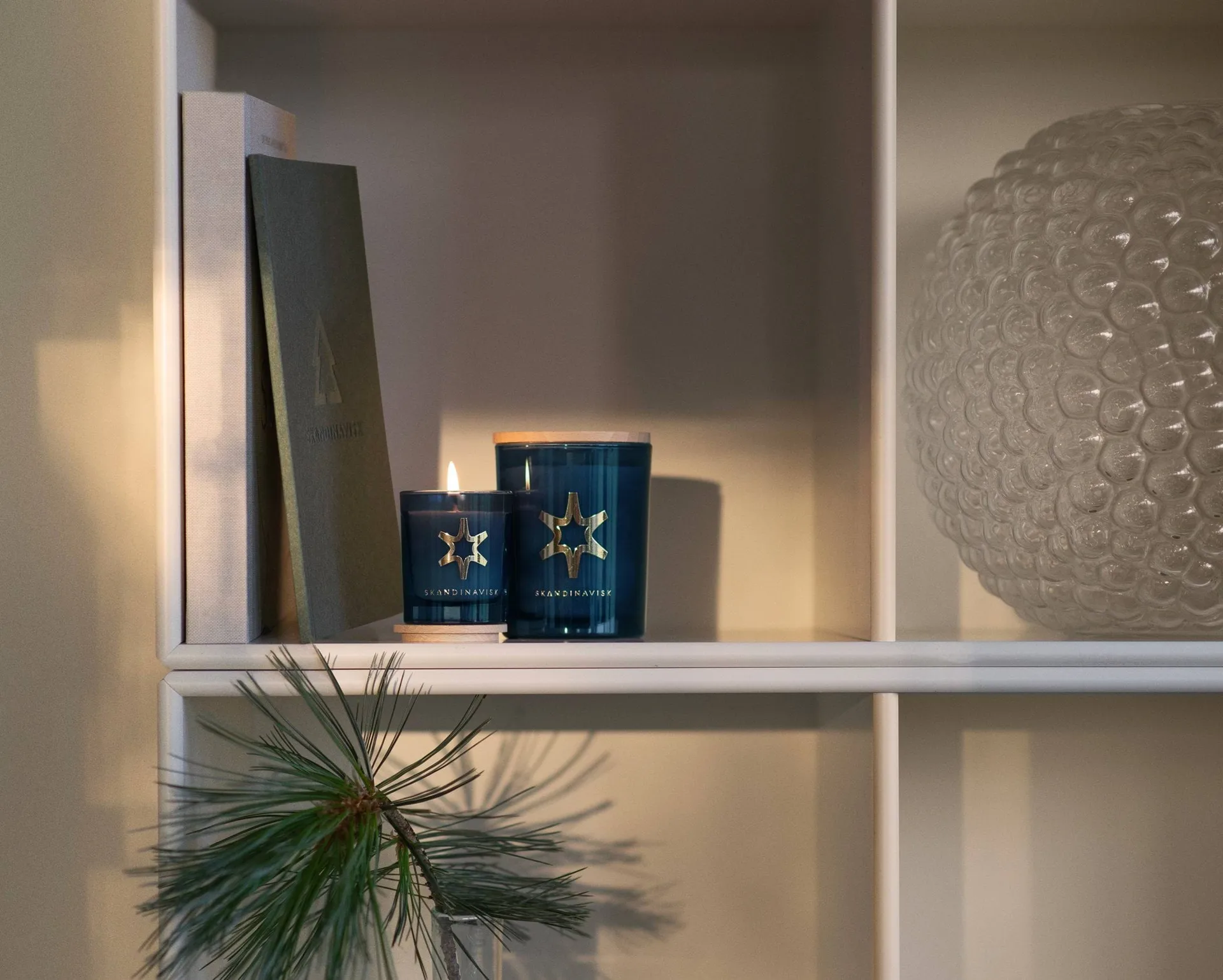 Stjärna Gold Symbol vela perfumada, 65 g Skandinavisk
