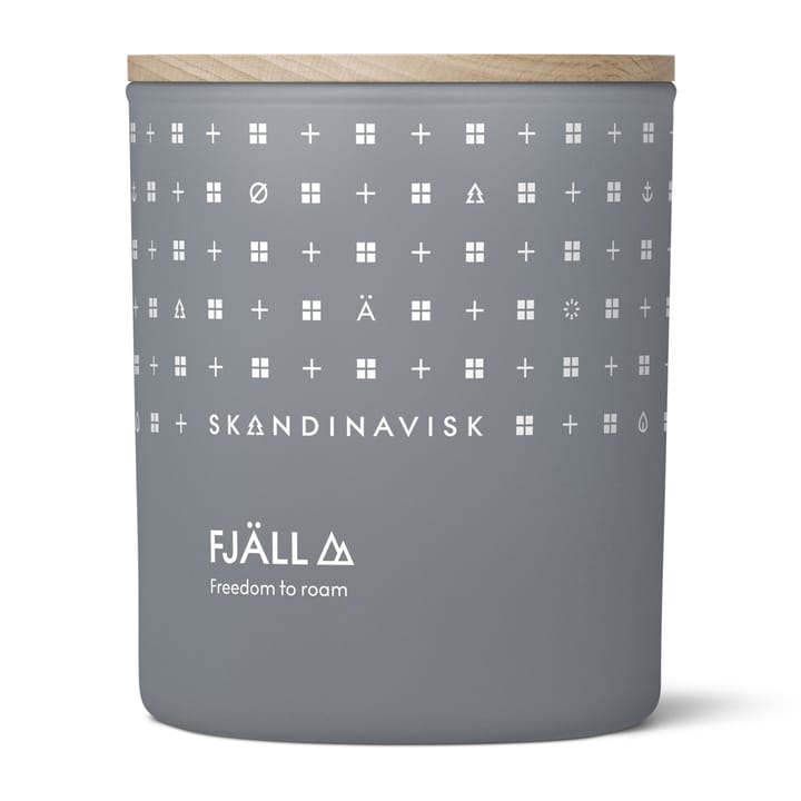 Vela perfumada com tampa Fjäll - 200g - Skandinavisk