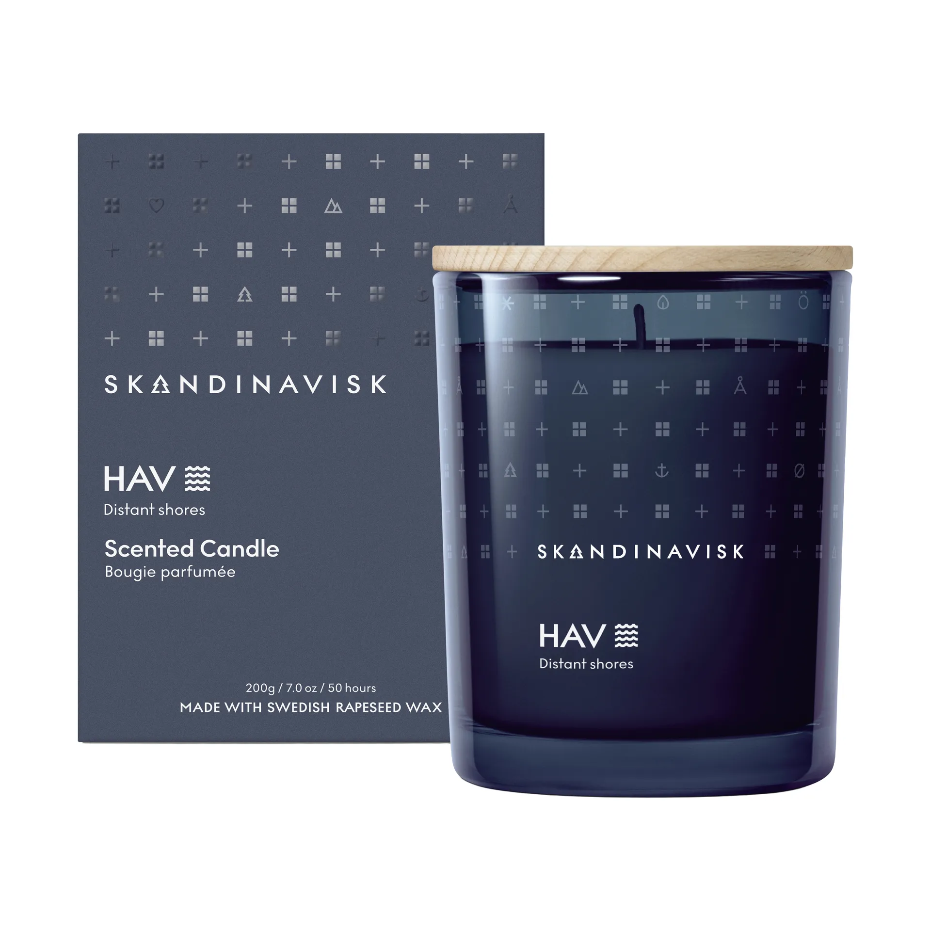 Vela perfumada com tampa Hav, 200 g Skandinavisk