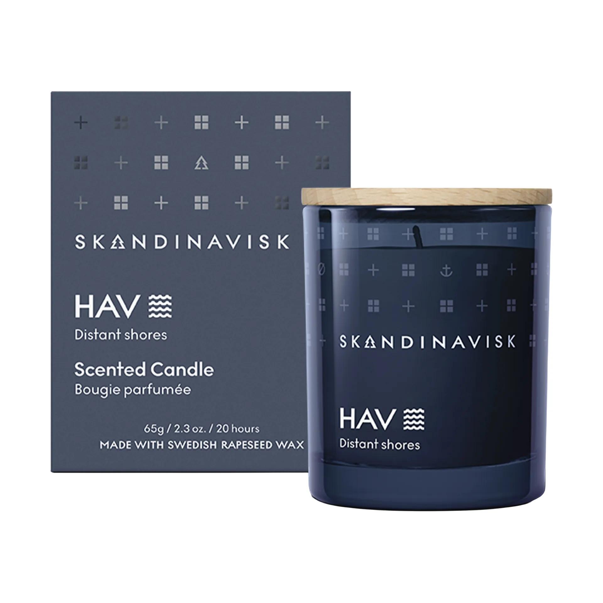 Vela perfumada com tampa Hav, 65 g Skandinavisk