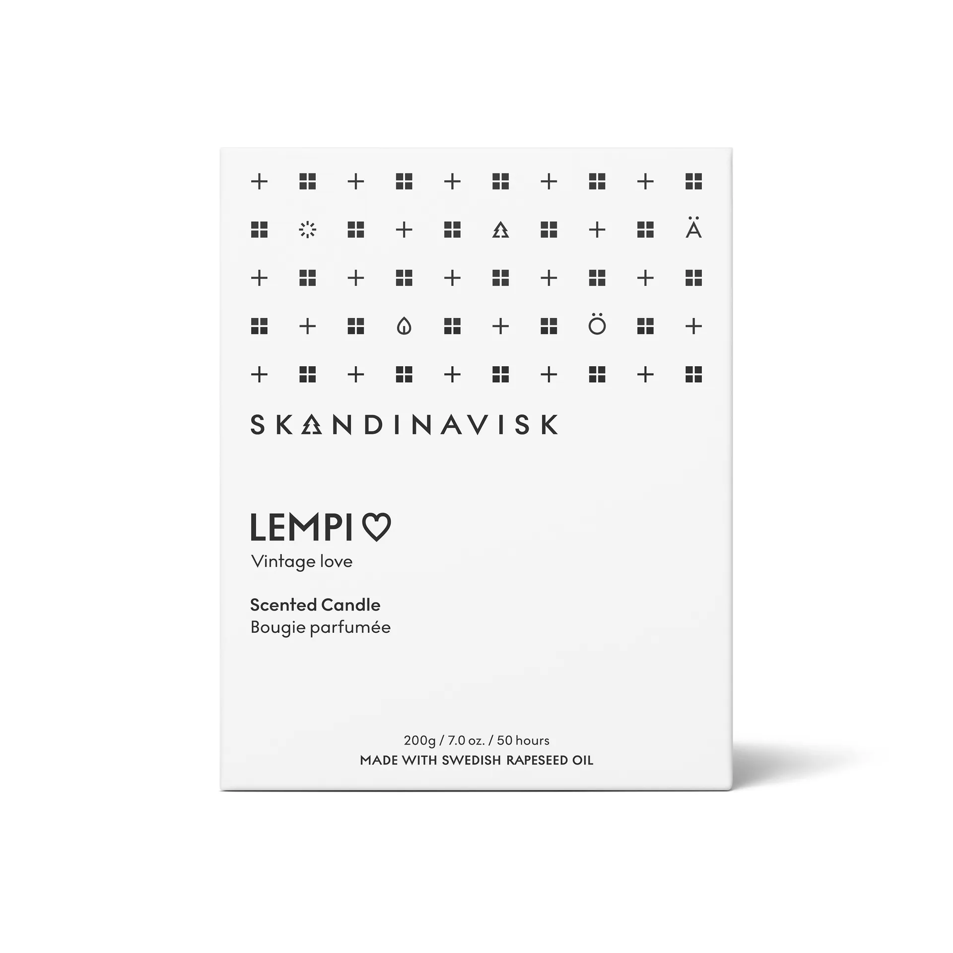Vela perfumada com tampa Lempi, 200 g Skandinavisk