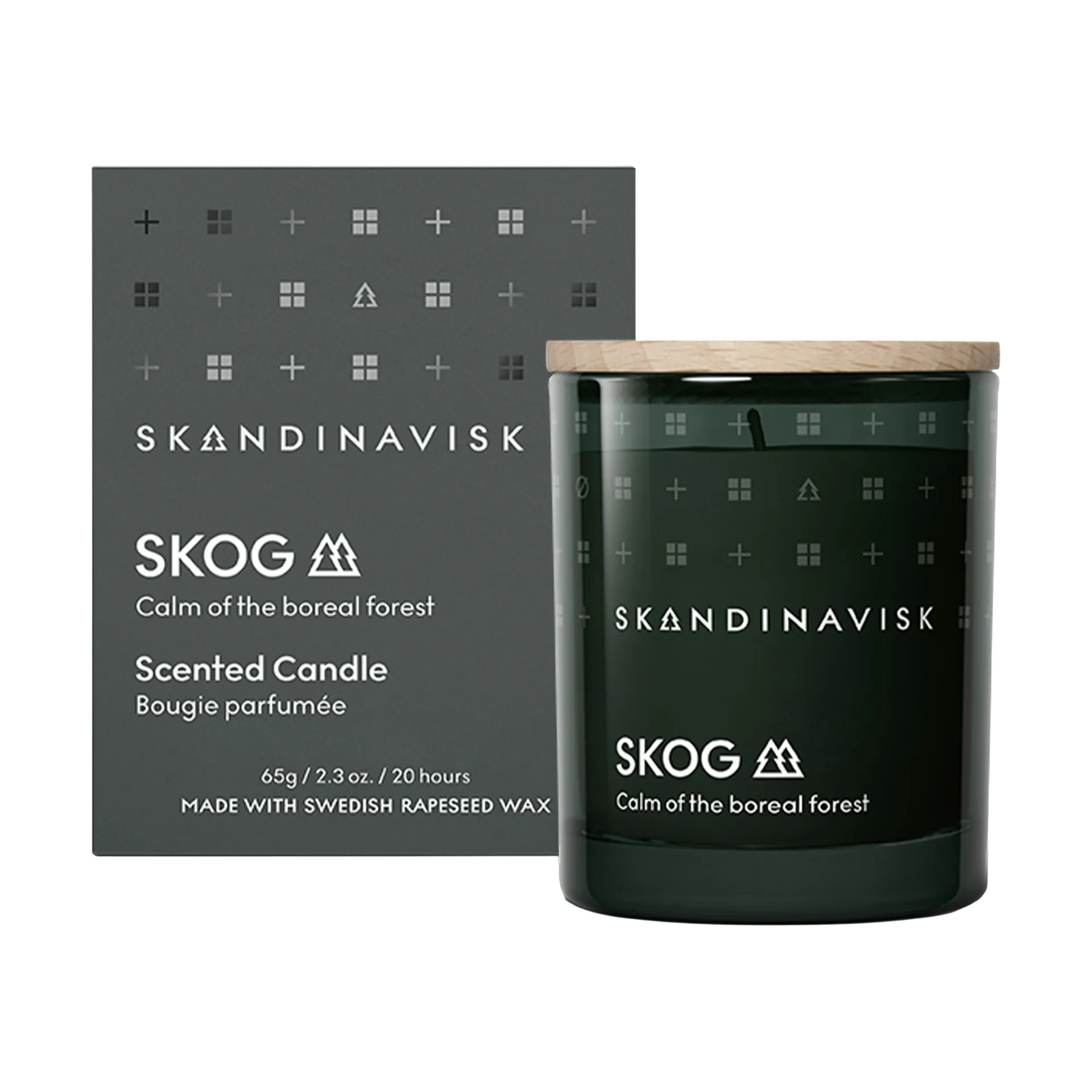 Vela perfumada com tampa Skog, 65 g Skandinavisk