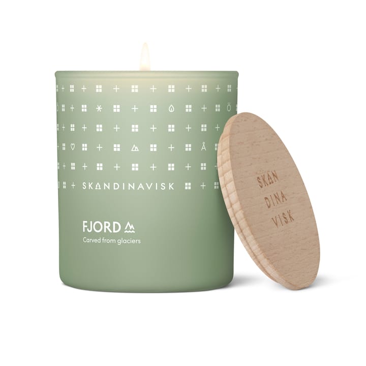 Vela perfumada Fjord tampa - 200 g - Skandinavisk