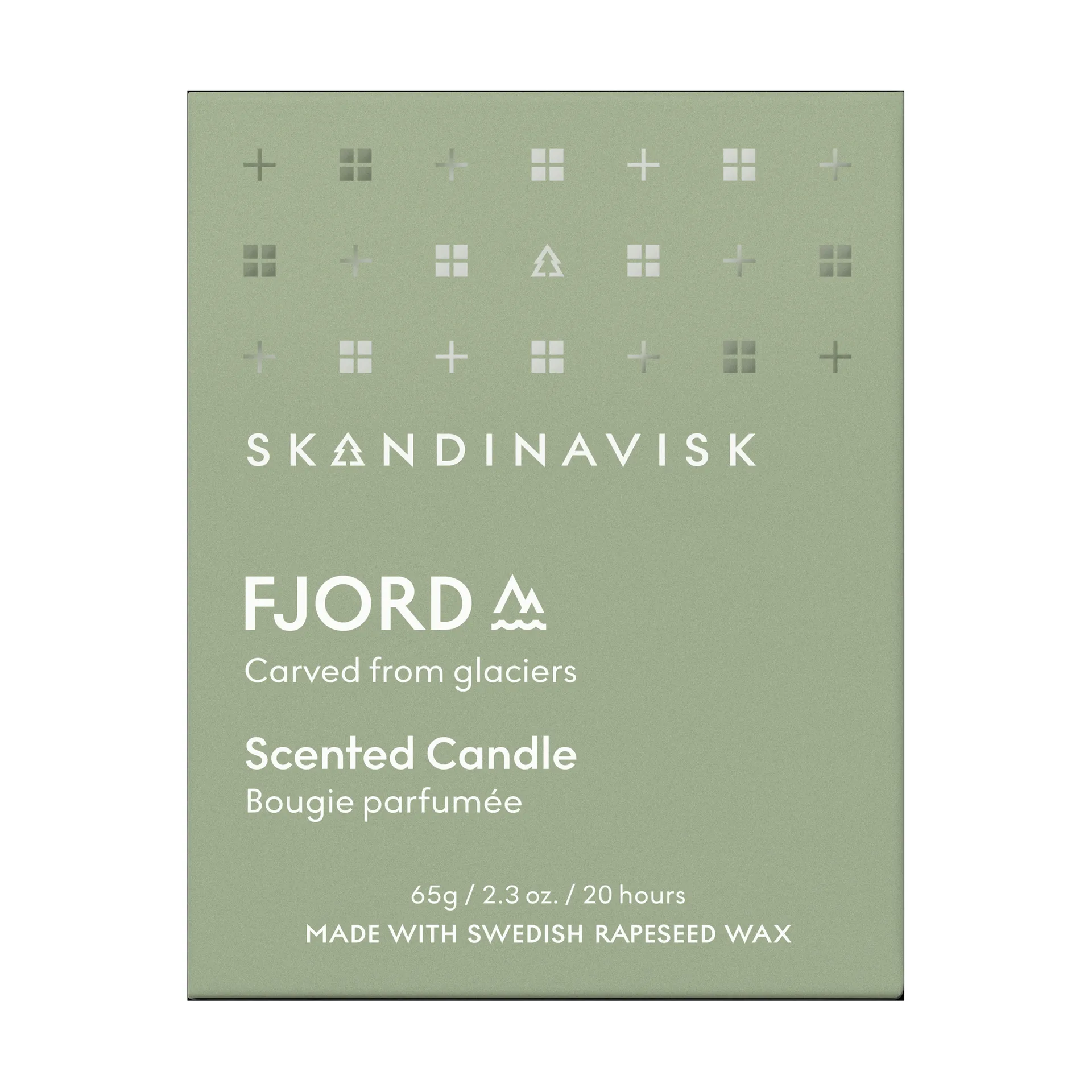 Vela perfumada Fjord tampa, 65 g Skandinavisk