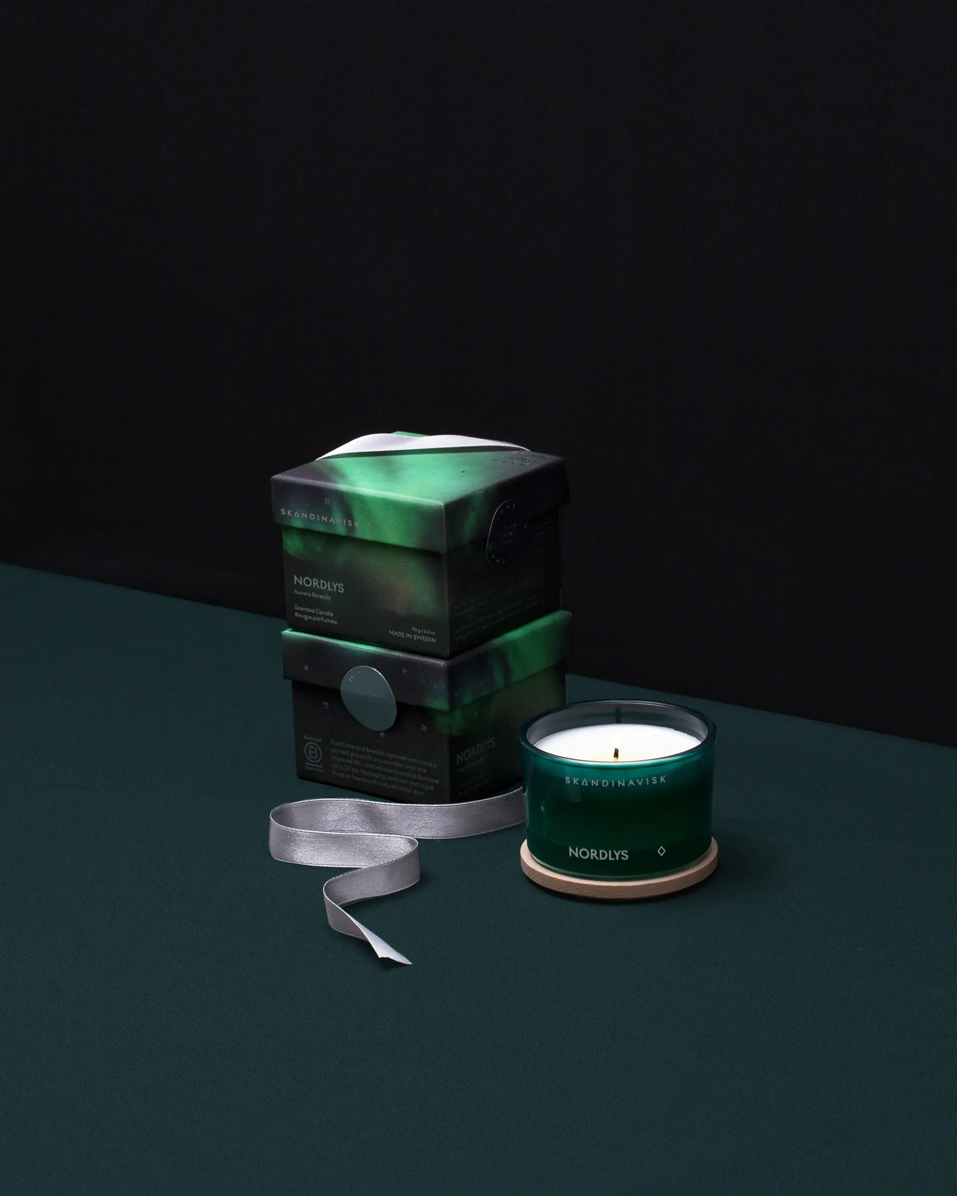 Vela perfumada Nordlys, 90g Skandinavisk