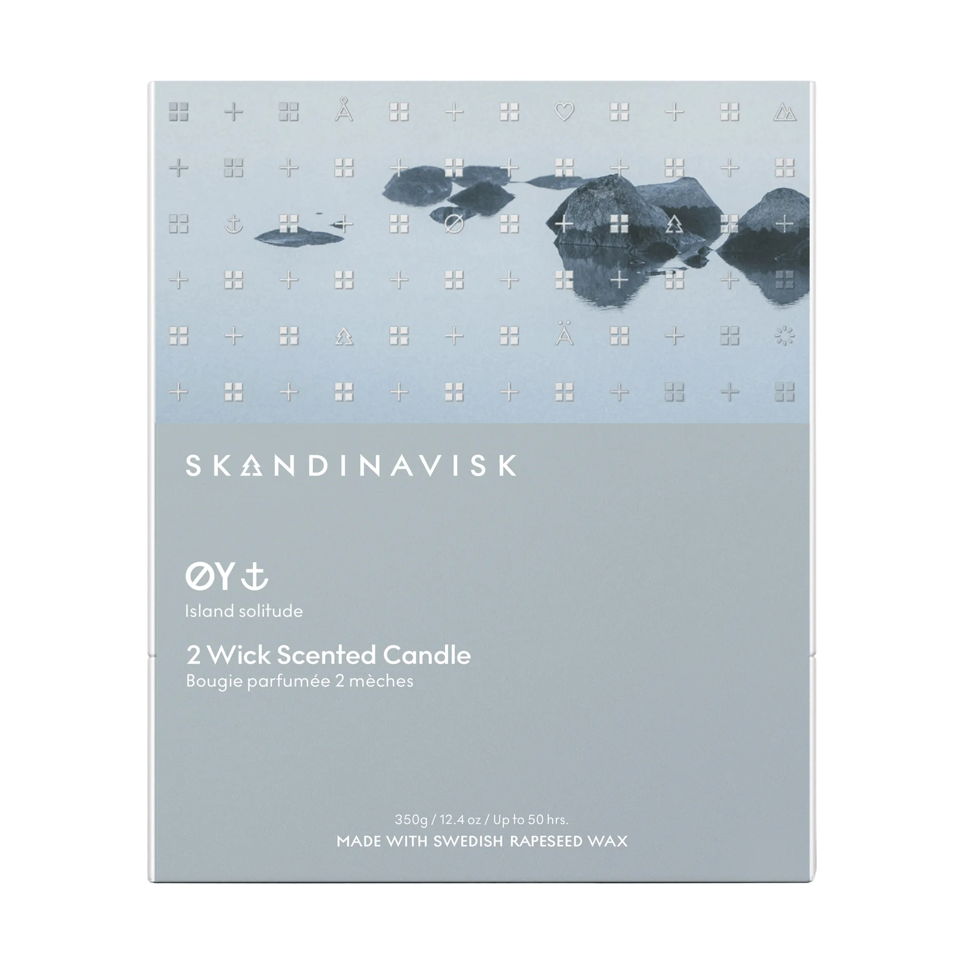 Øy vela perfumada, 350 g, 2 pavios Skandinavisk