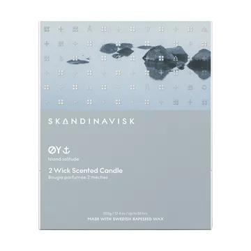 Øy vela perfumada - 350 g, 2 pavios - Skandinavisk