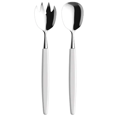 Talheres de salada Skaugum, Pure white Skaugum of Norway