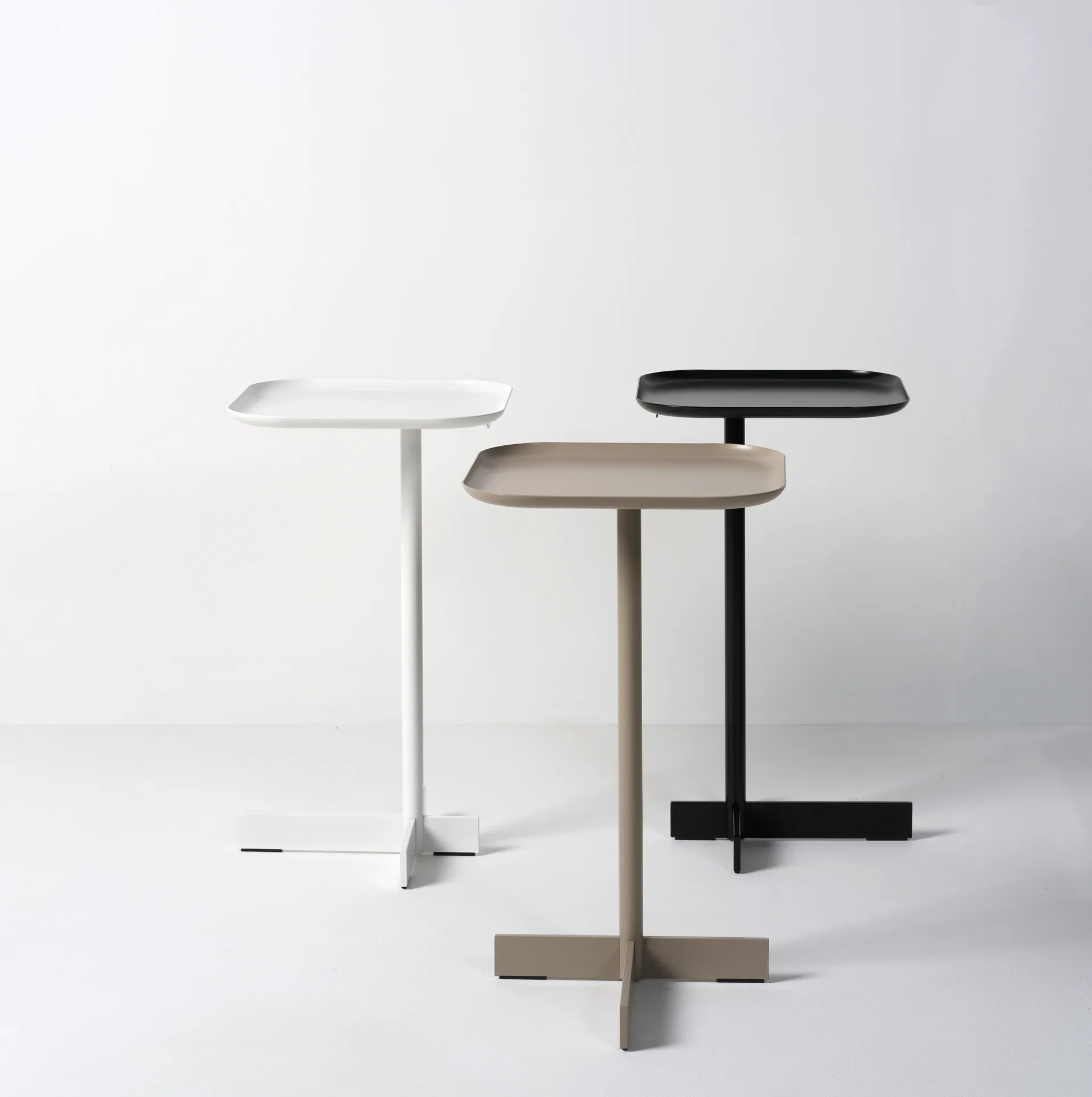 Ace mesa lateral 38x38 cm, Branco SMD Design