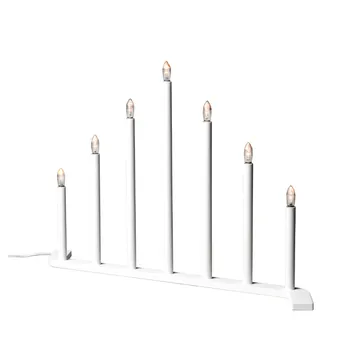 Advent RE castiçal de Advento - Branco, 7 velas - SMD Design