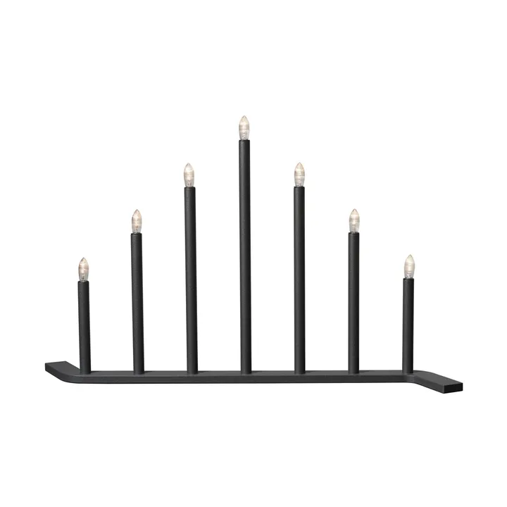 Advent RE castiçal de Advento - Cinzento-7 luzes - SMD Design