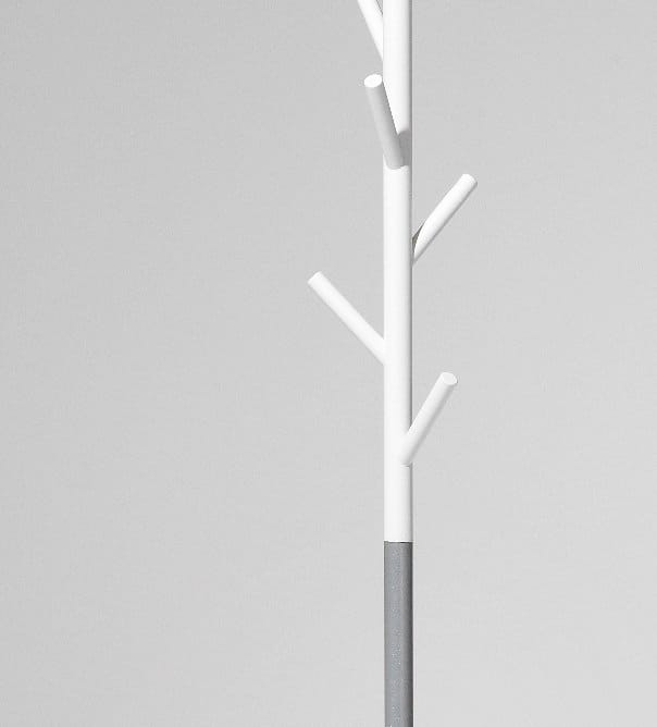 Cabideiro de chão Sticks - Prateado-branco - SMD Design