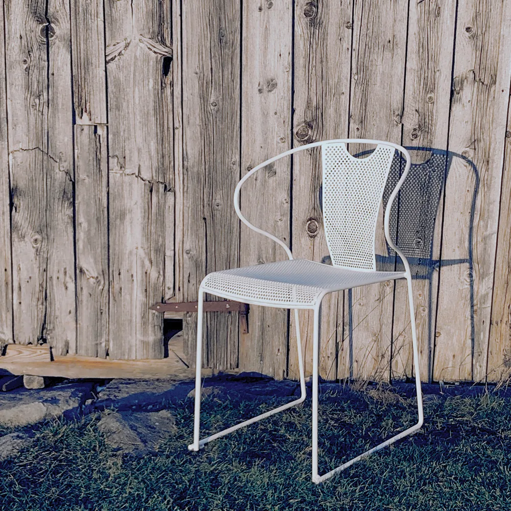 Cadeirão Piazza, Cinzento claro SMD Design