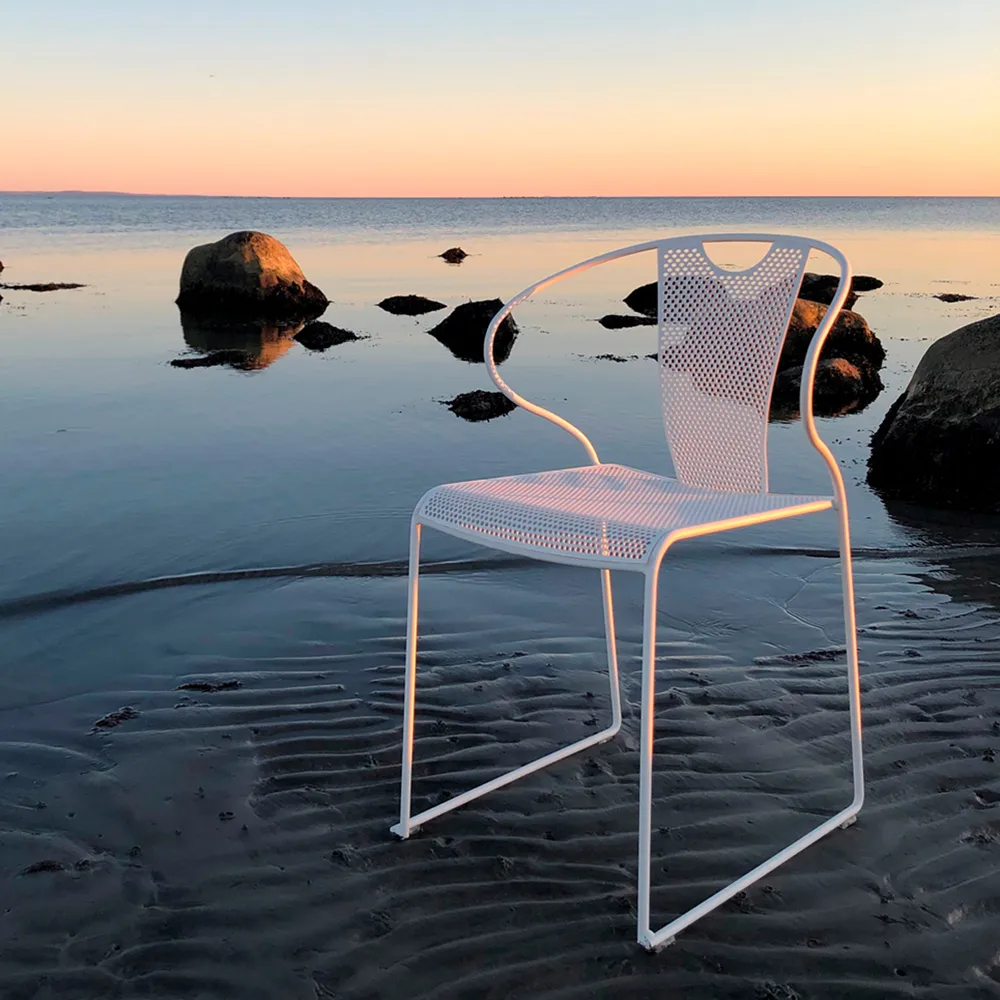 Cadeirão Piazza, Cinzento claro SMD Design