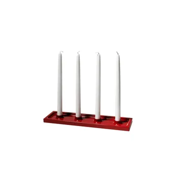 Crater castiçal de Advento - Vermelho, 4 luzes - SMD Design