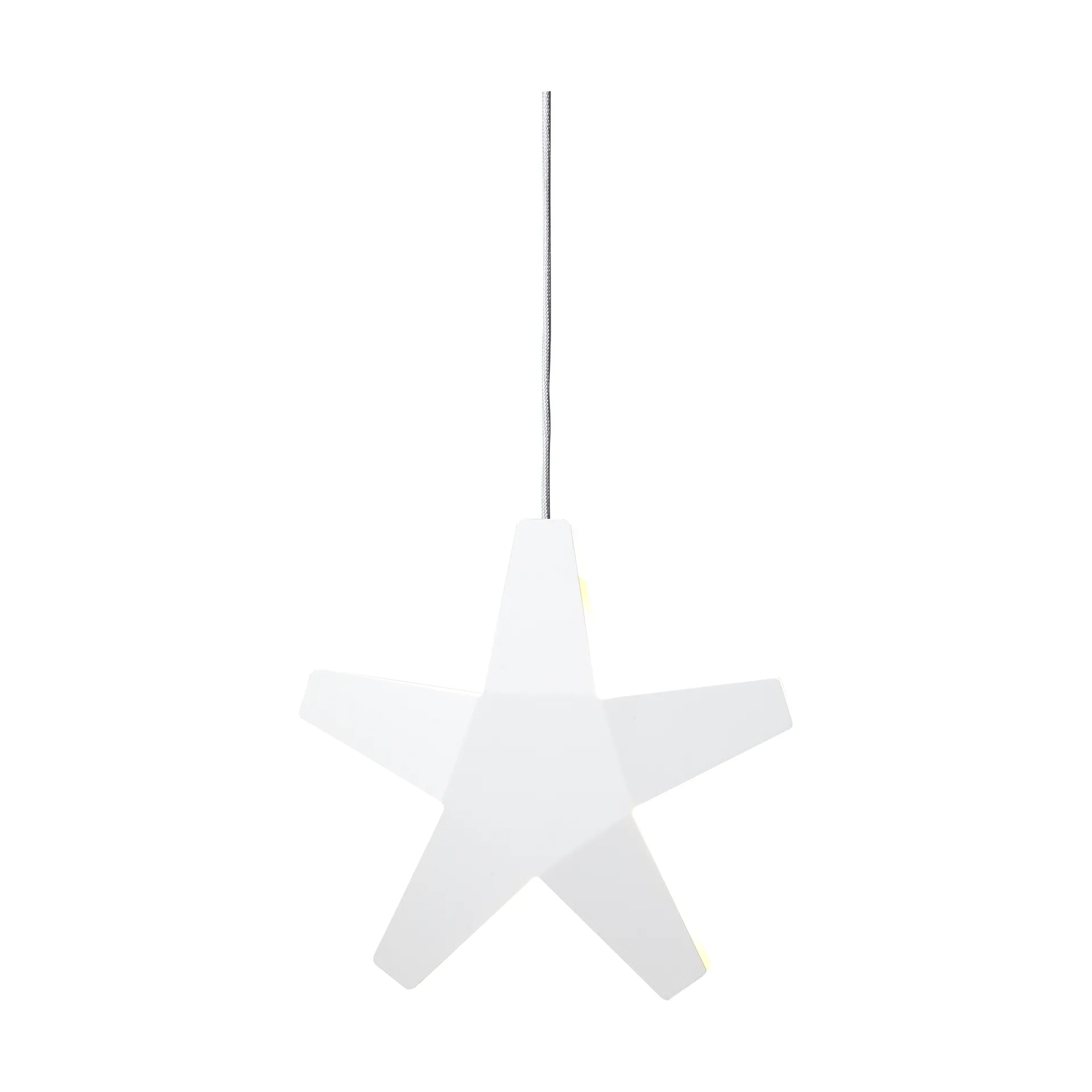 Estrela de Advento, Cabo branco-cinzento, 60 cm SMD Design