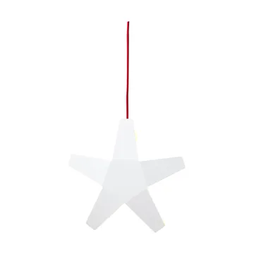 Estrela de Advento - Cabo branco-vermelho, 40 cm - SMD Design