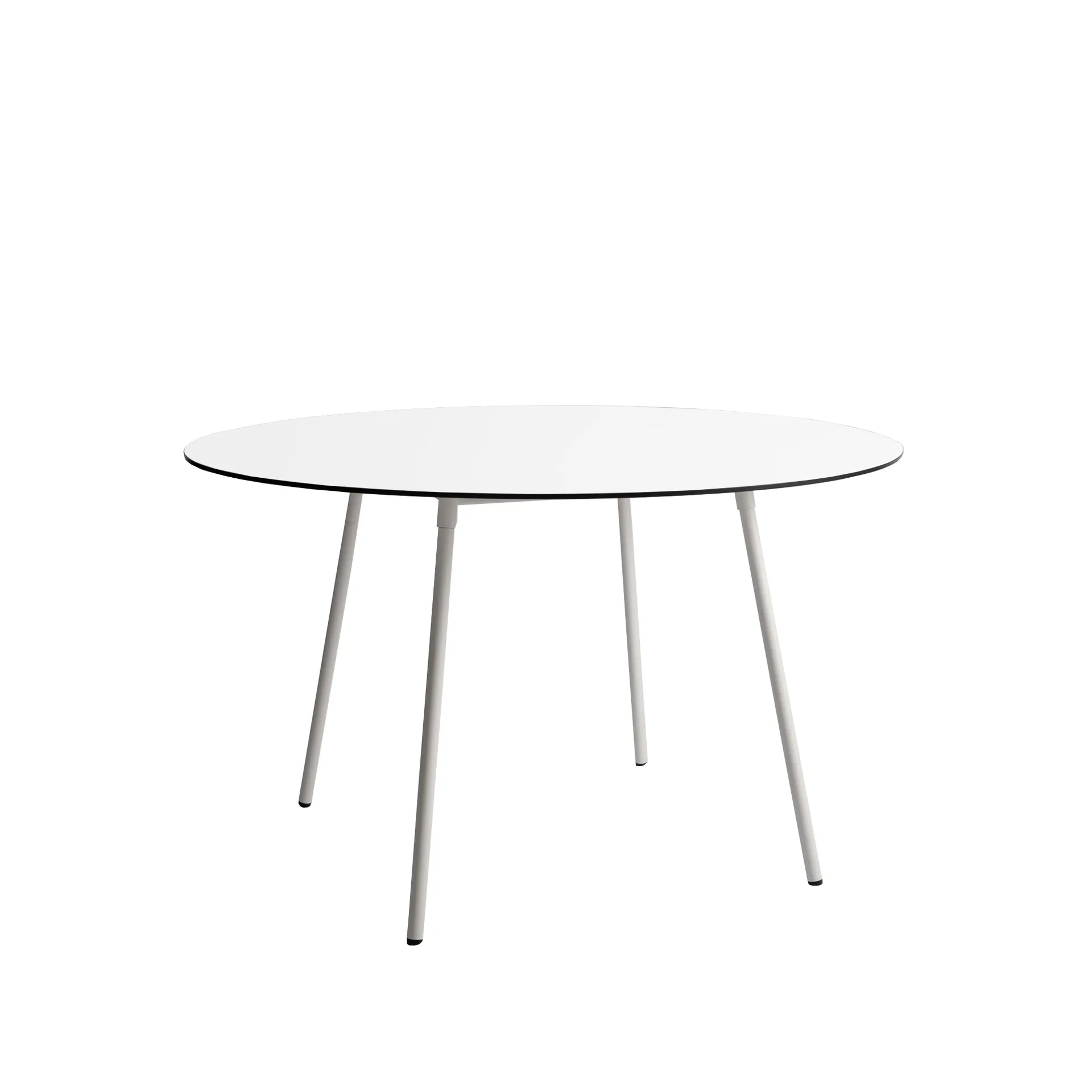 Mesa de jantar redondo Ella, Branco SMD Design