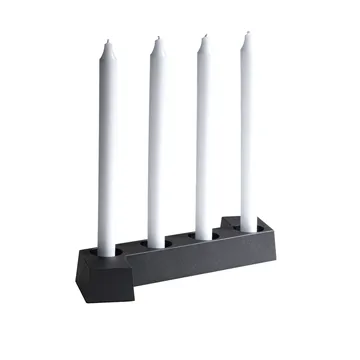 SMD candelabro de Advento - Cinzento, 4 luzes - SMD Design