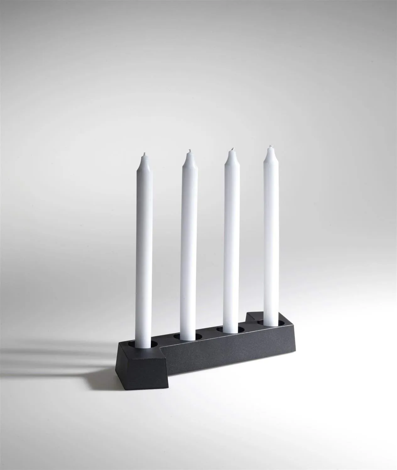 SMD candelabro de Advento, Cinzento, 4 luzes SMD Design
