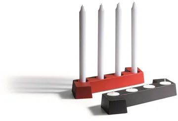 SMD candelabro de Advento - Vermelho, 4 luzes - SMD Design
