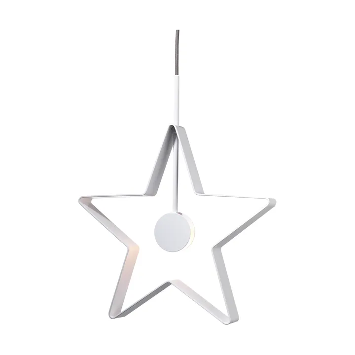 Spica estrela de Advento 60 cm - Cabo branco-cinzento - SMD Design