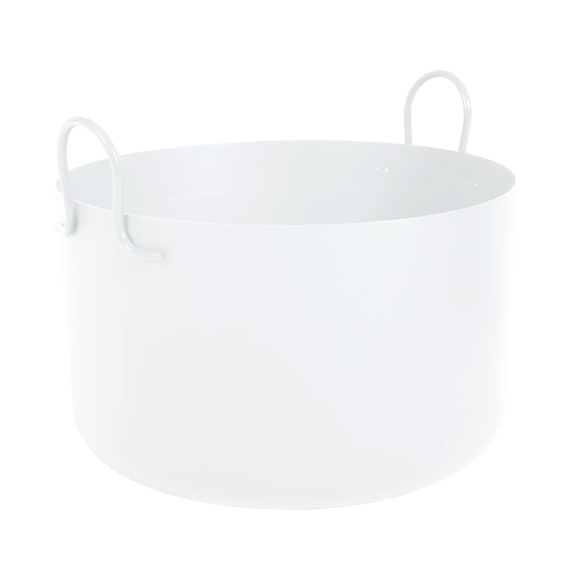 Vaso baixo Tivoli Ø30 cm, Branco SMD Design
