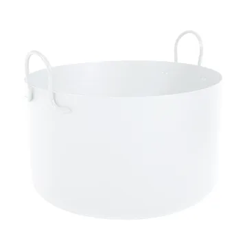 Vaso baixo Tivoli Ø30 cm - Branco - SMD Design