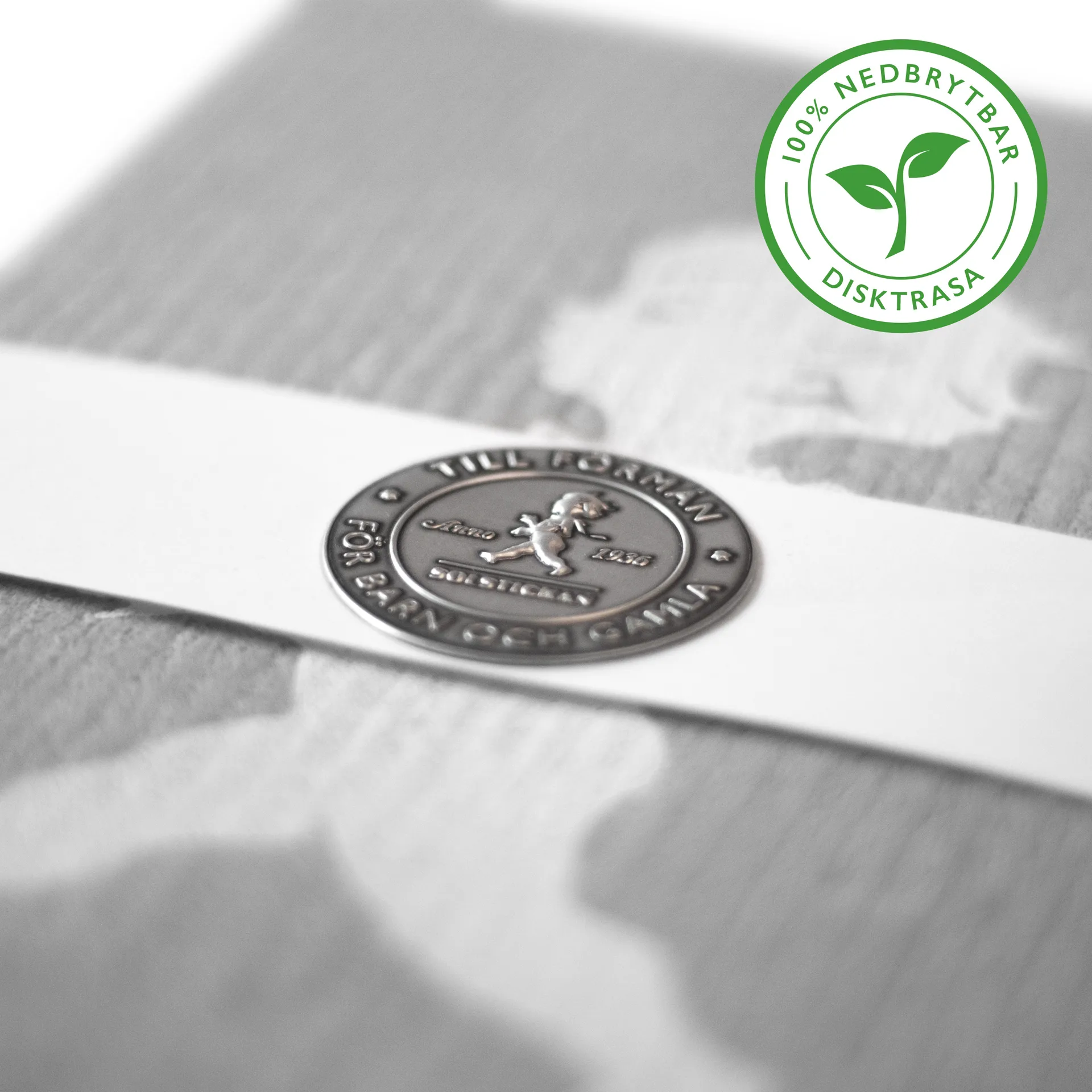 <b>Pano de prato 2-unidades Solstickan </b>, Cinzento Solstickan Design