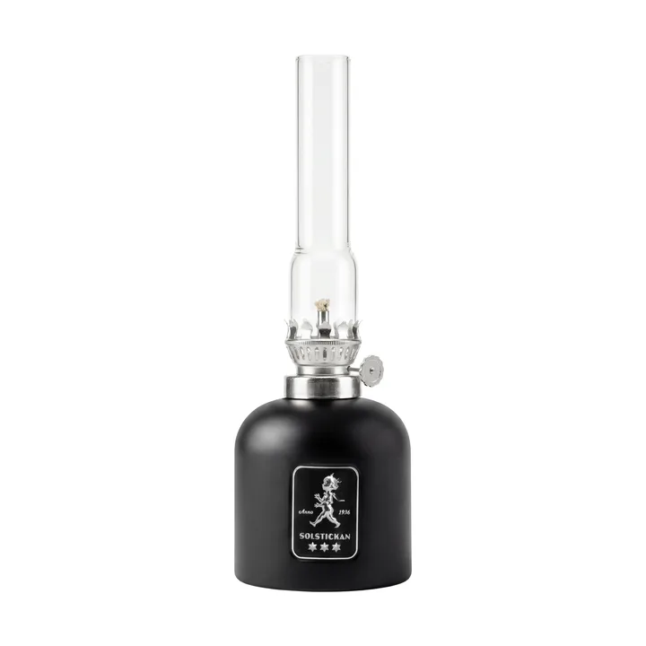 Candeeiro de parafina Solstickan - Preto mate, Ø8x24 cm - Solstickan Design