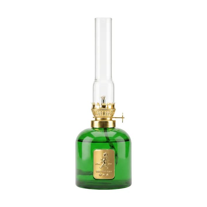 Candeeiro de parafina Solstickan - Verde, Ø8x24 cm - Solstickan Design