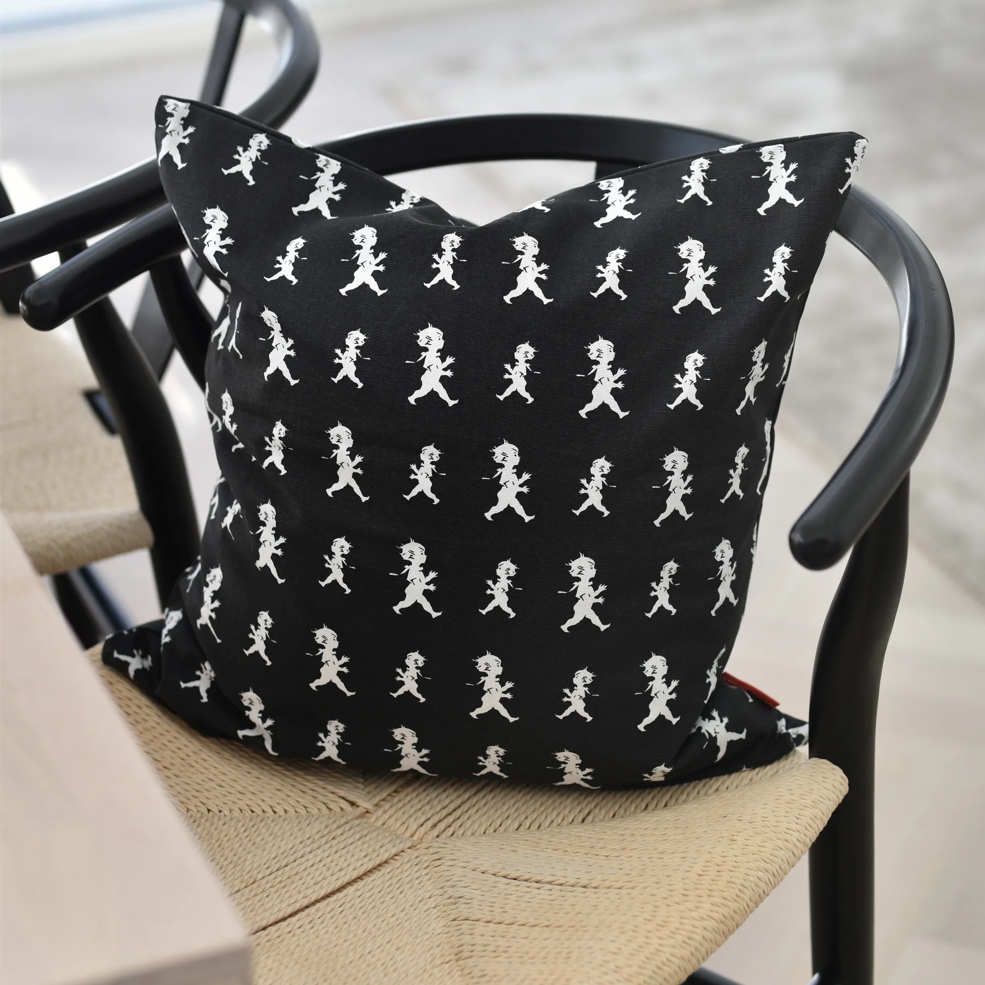 Capa de almofada Solstickan 50x50 cm, Preto Solstickan Design