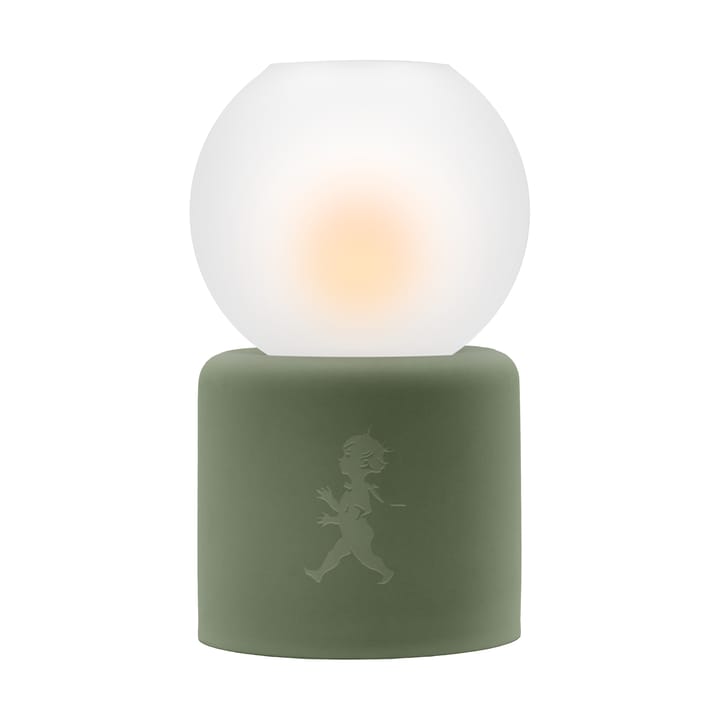 Globo lanterna para vela de chá Ø9,5x17 cm - Verde - Solstickan Design