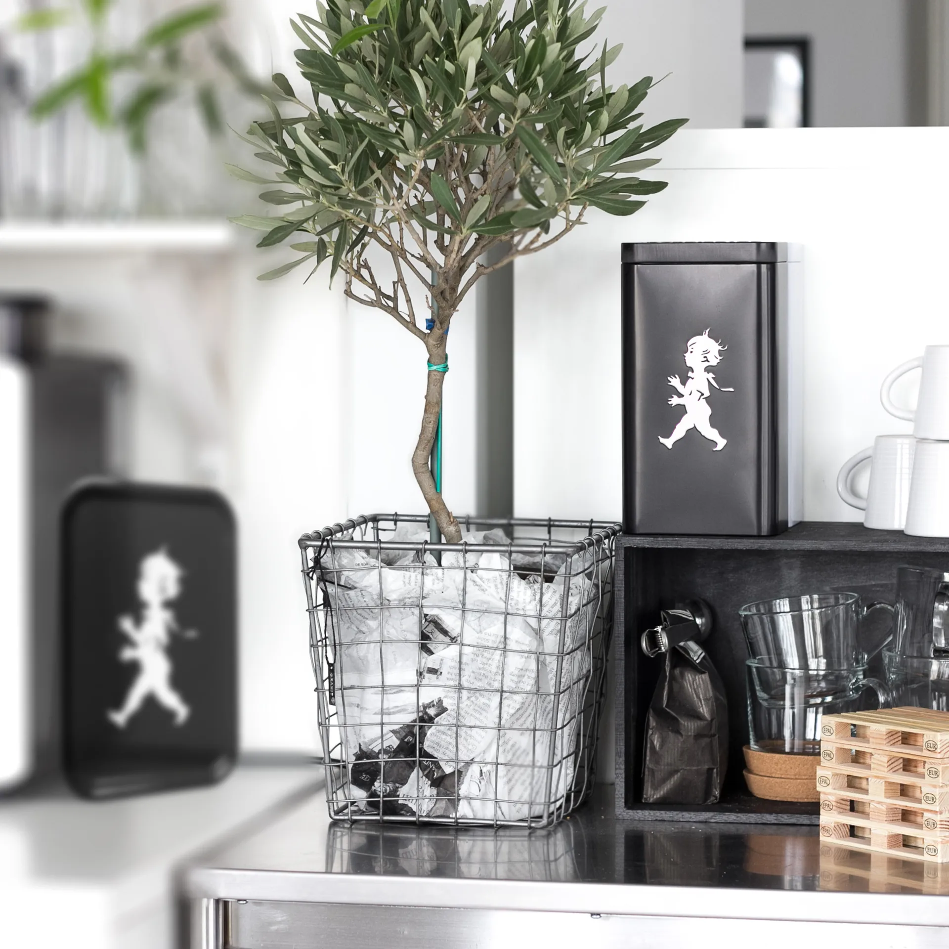 Jarra de café Solstickan 20,5 cm, Preto matte Solstickan Design