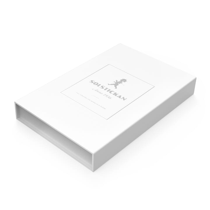 Manta corta-fogo Solstickan 16x2,7x25 cm, Branco alto brilho Solstickan Design