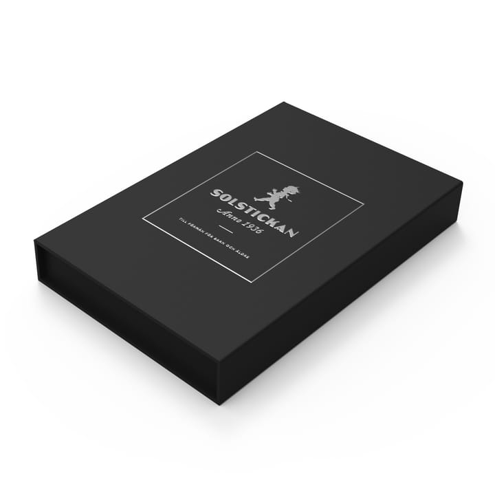 Manta corta-fogo Solstickan 16x2,7x25 cm, Preto mate  Solstickan Design