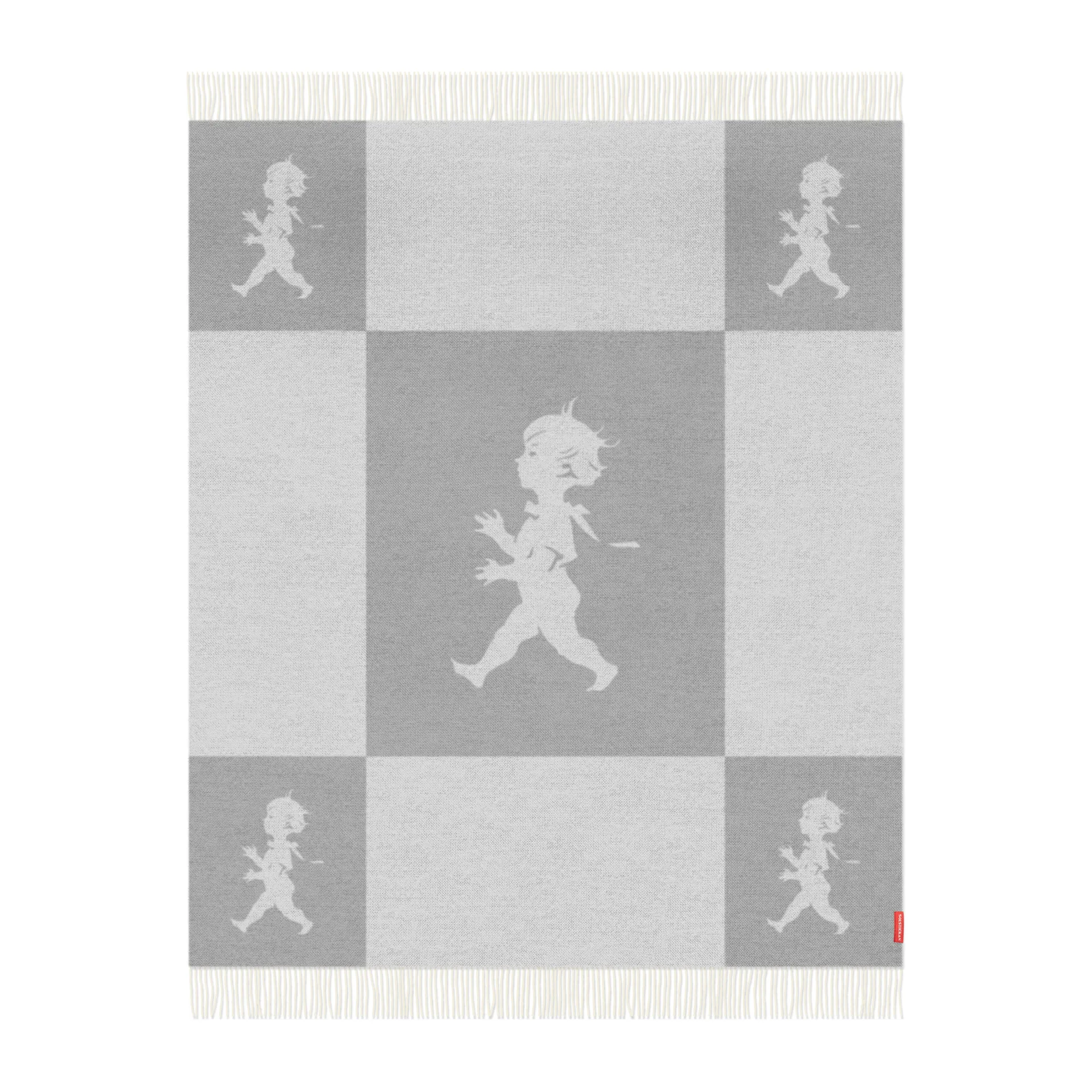 Manta marinoull 130x170 cm Solstickan , Cinzento claro Solstickan Design