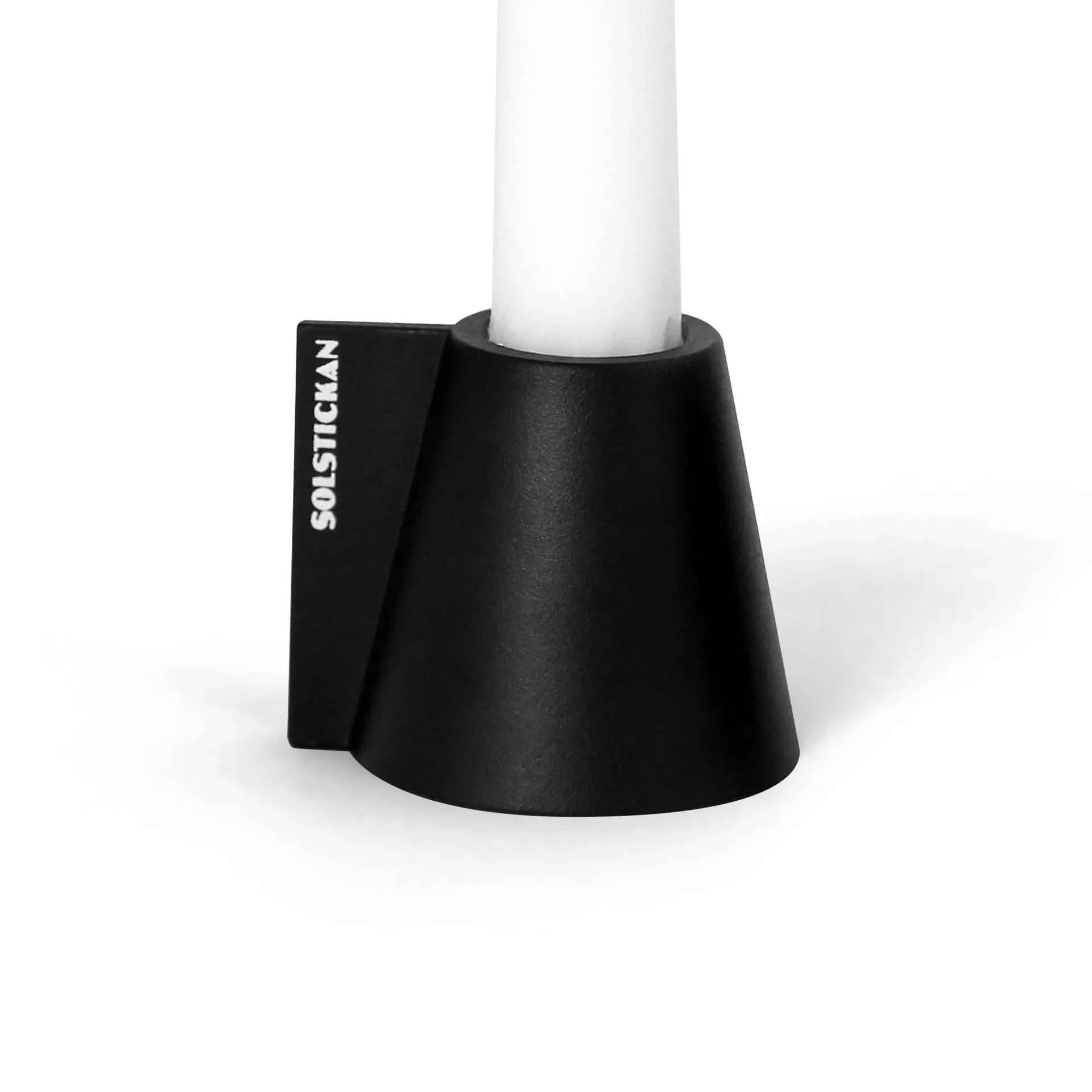 Porta velas Flipp 5x6 cm, Preto Solstickan Design