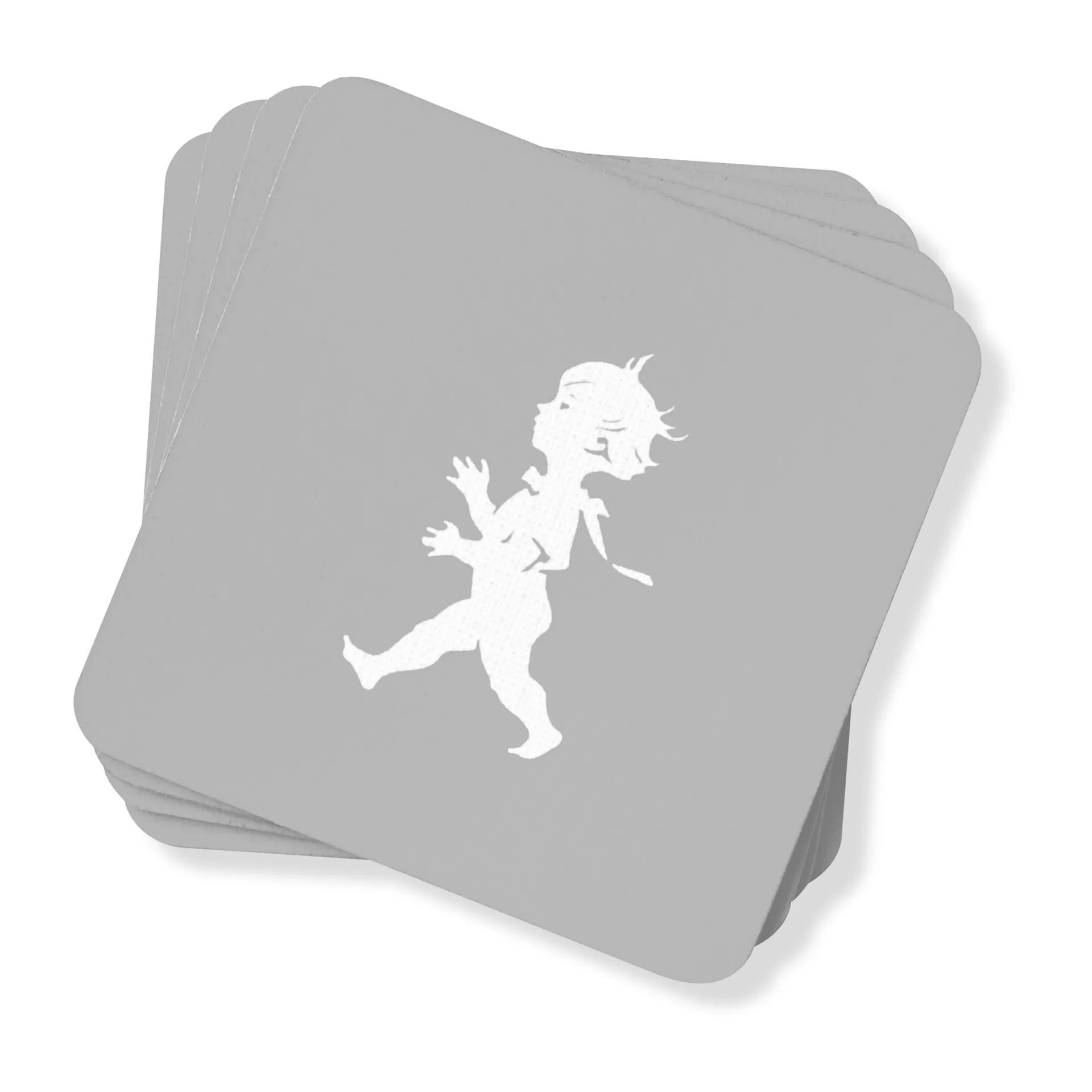 Solstickan base para copos de vidro 10x10 cm - 4 un., Cinza Solstickan Design