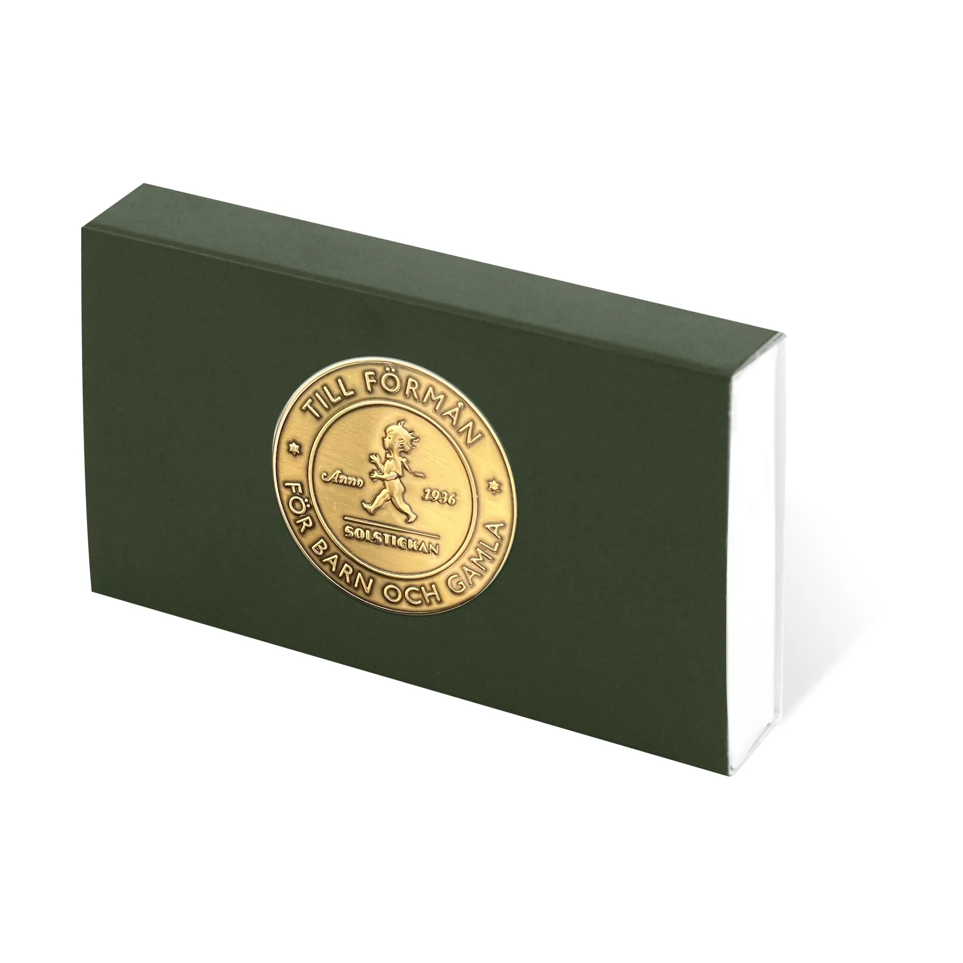 Solstickan Caixa de fósforos 50-pack, Verde Solstickan Design